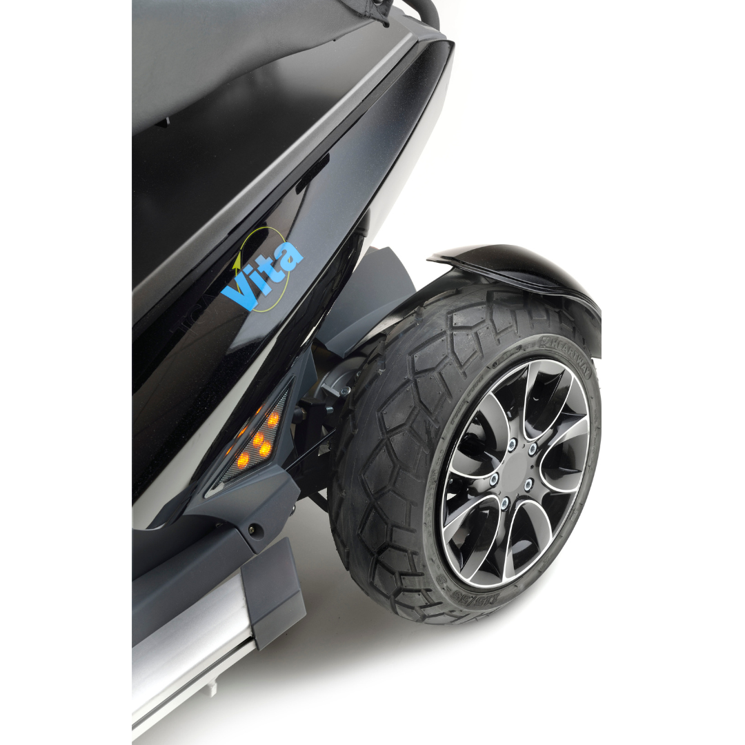 TGA Vita S Black All Terrain Off Road 8mph Electric Mobility Scooter - Humber Mobility Centre