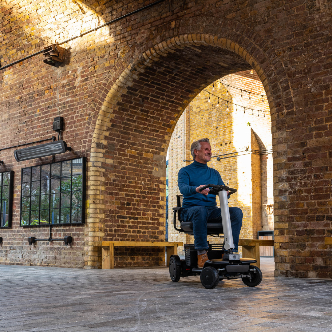 TGA Whill R 4 Wheel Lightweight Electric Mobility Scooter 4mph - Humber Mobility Centre