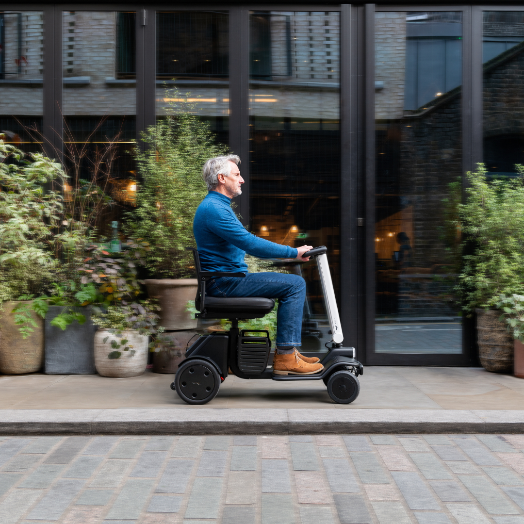 TGA Whill R 4 Wheel Lightweight Electric Mobility Scooter 4mph - Humber Mobility Centre