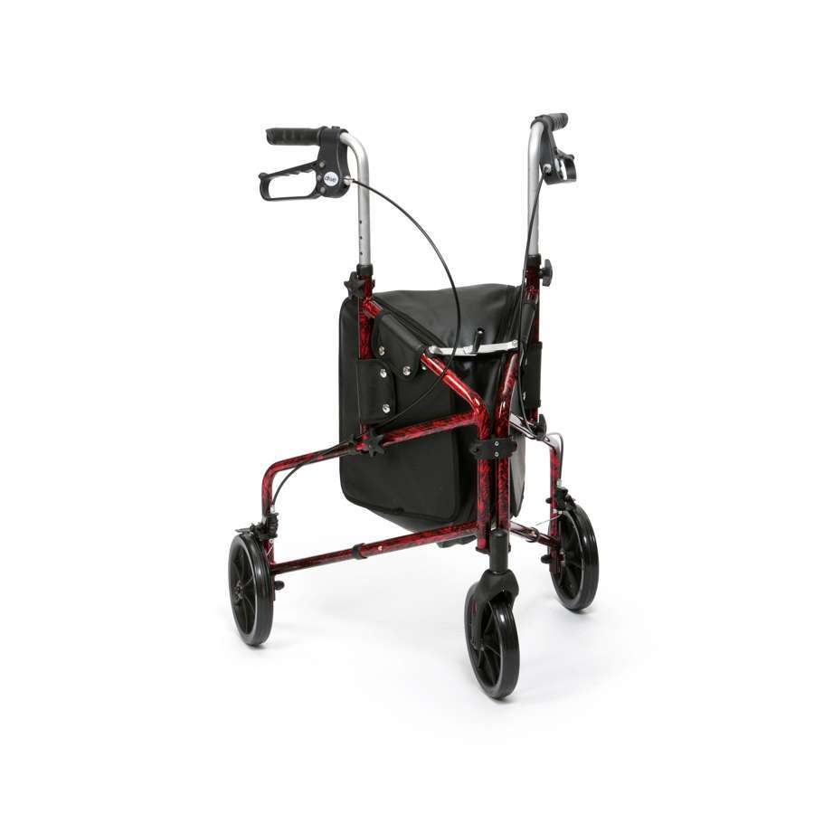 Tri-Walker Aluminium (Flame Red) - Humber Mobility Centre