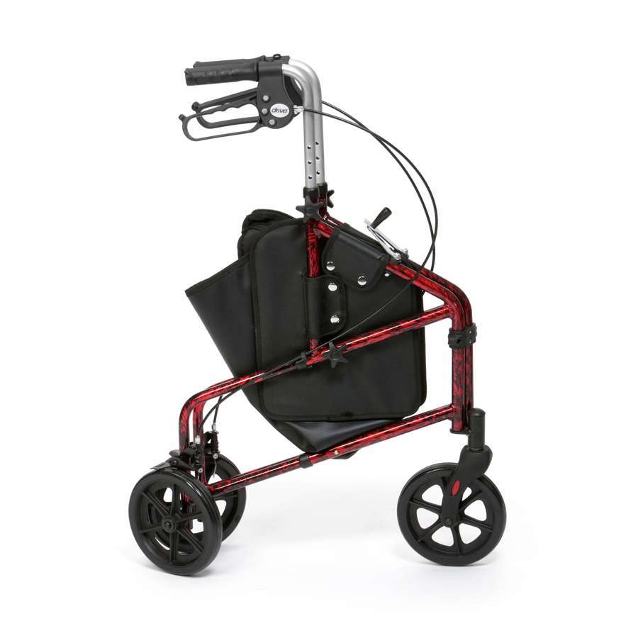 Tri-Walker Aluminium (Flame Red) - Humber Mobility Centre