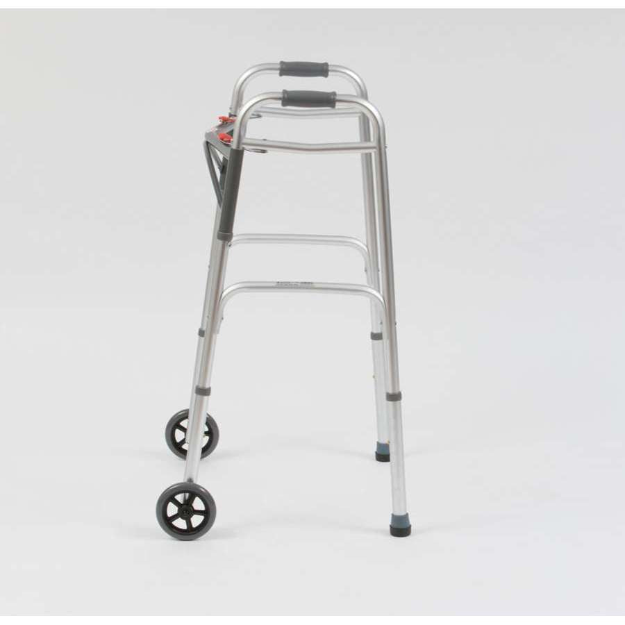 Folding Walking Frame With Wheels - Humber Mobility Centre