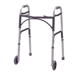 Folding Walking Frame With Wheels - Humber Mobility Centre