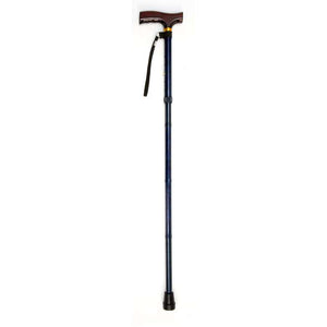 Folding Cane with Strap (Blue Ice) - Humber Mobility Centre