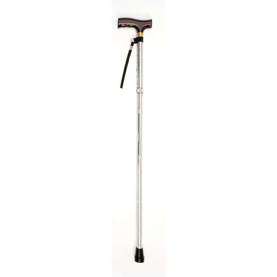 Folding Cane with Strap (Stained Glass) - Humber Mobility Centre