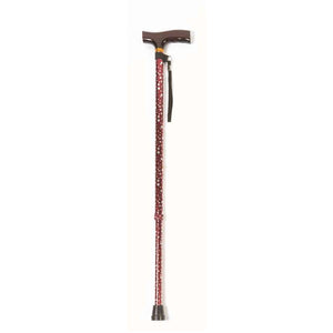 T Handle Cane (White Dot) - Humber Mobility Centre