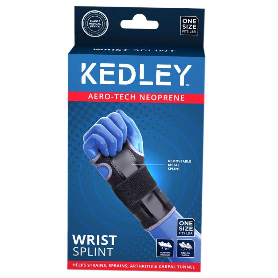 Wrist Support With Metal Splint - Universal (fits up to 26cm) - Humber Mobility Centre