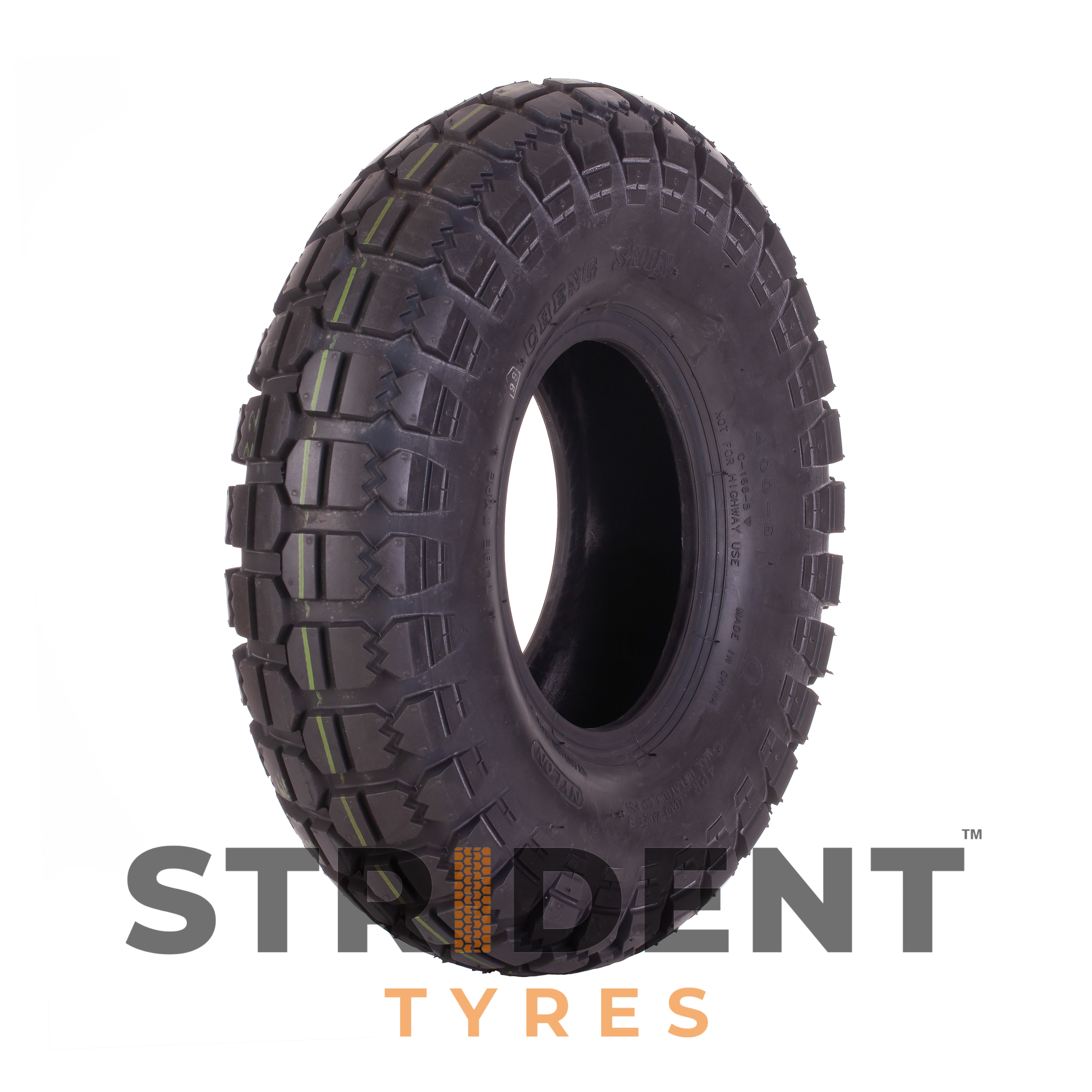 Pneumatic Black Tyre 400 X 6 - Humber Mobility Centre