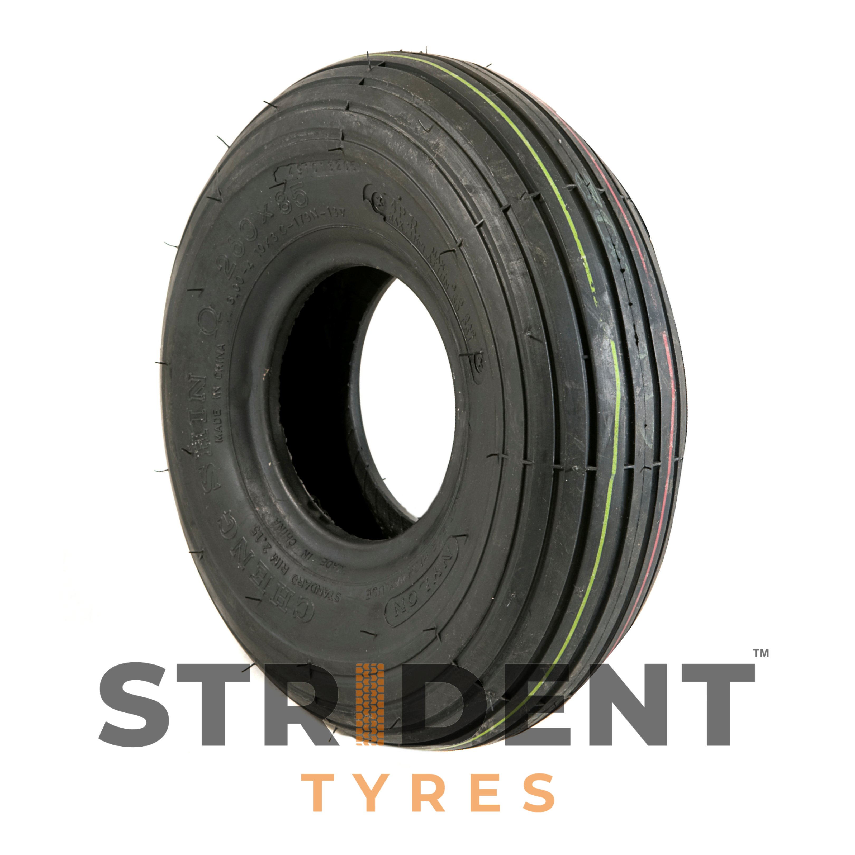 Pneumatic Black Tyre 260X85 (3.00-4) - Humber Mobility Centre
