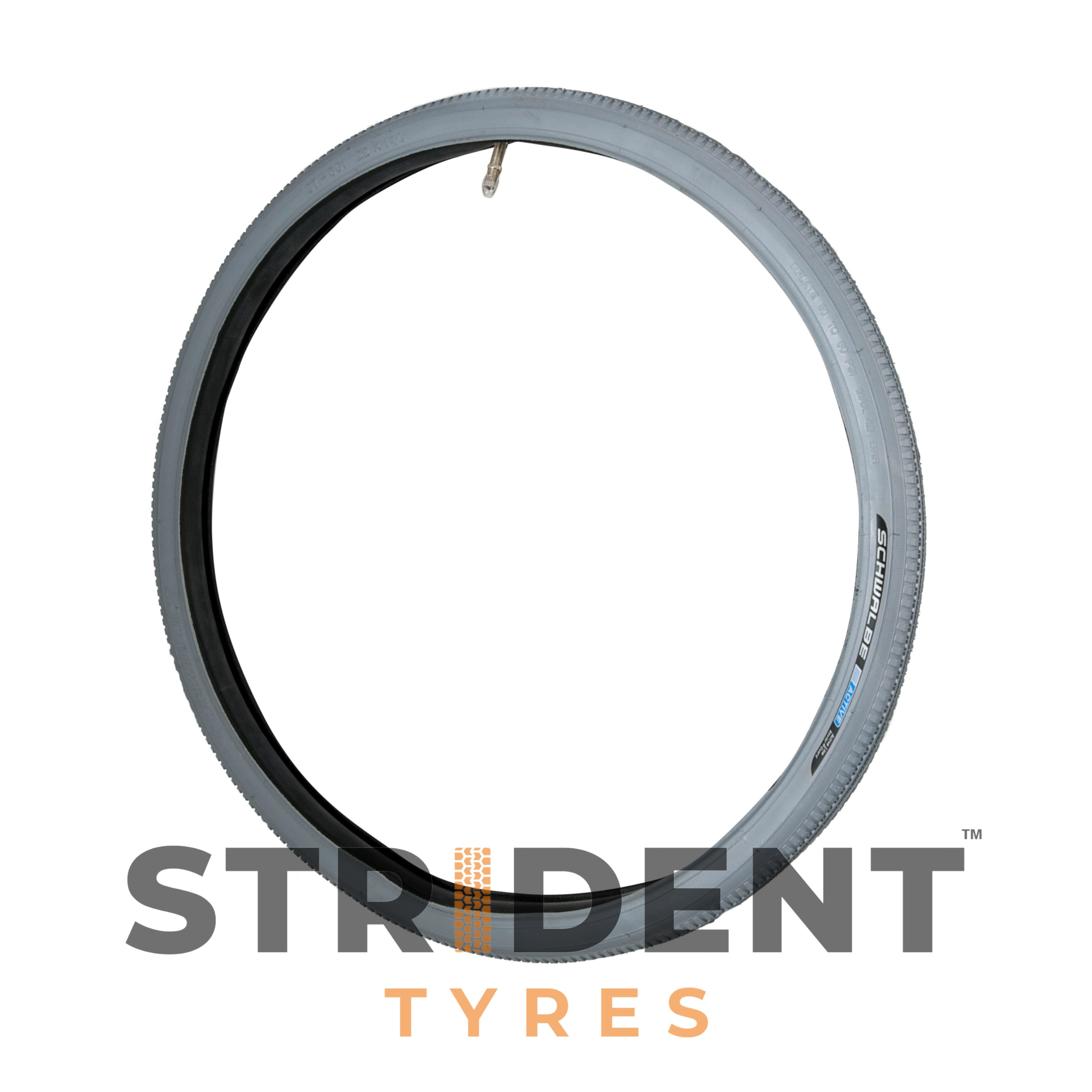 Pneumatic Grey Tyre 24X1 3⁄8 - Humber Mobility Centre