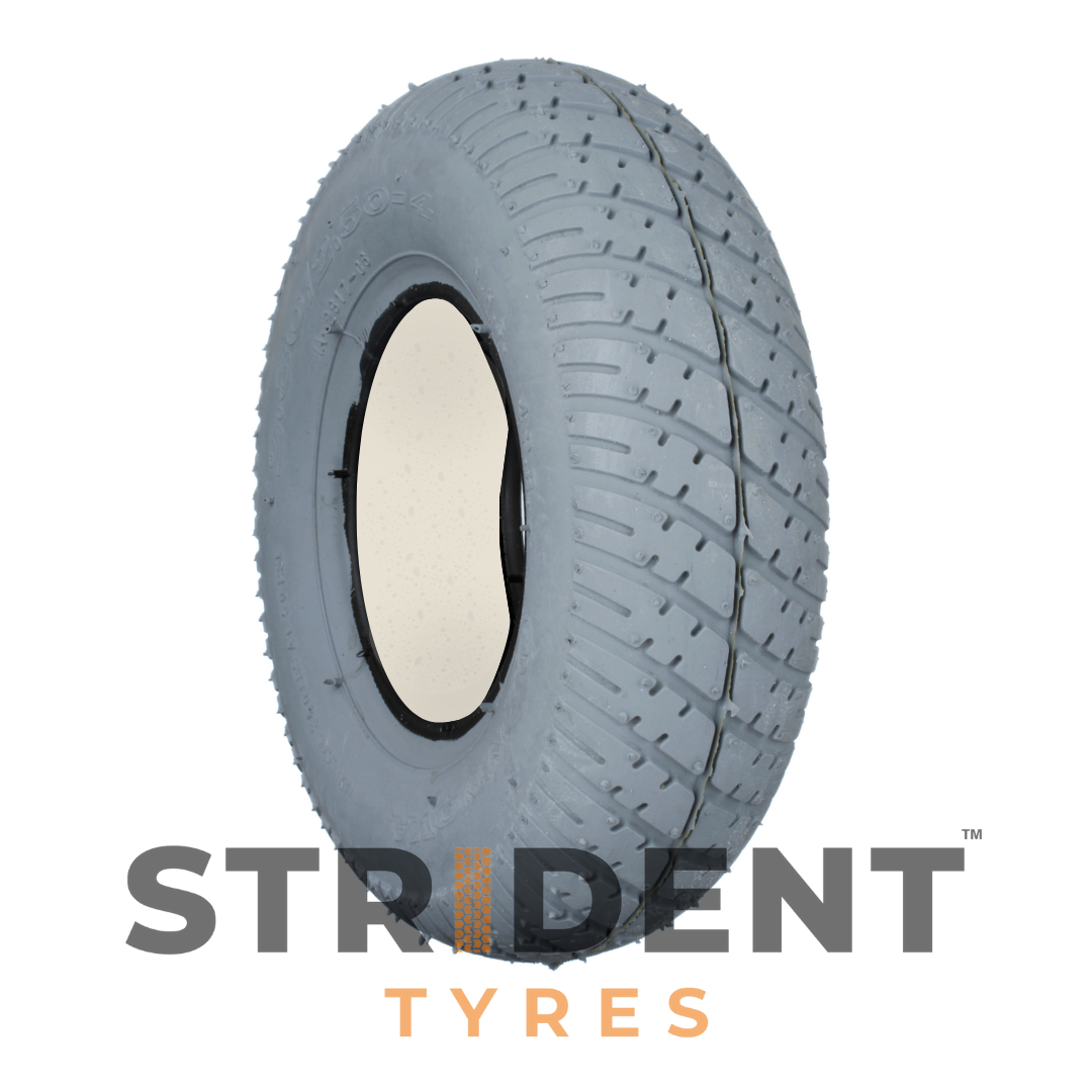 Solid Grey Tyre 280/250 X 4 - Humber Mobility Centre