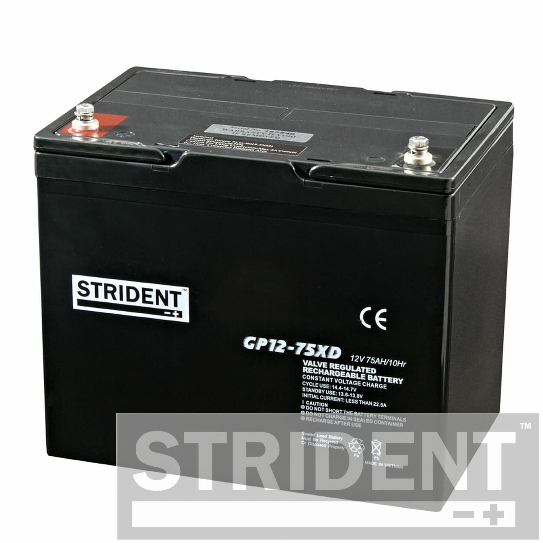 AGM - Battery - 12v - 75Ah - Humber Mobility Centre