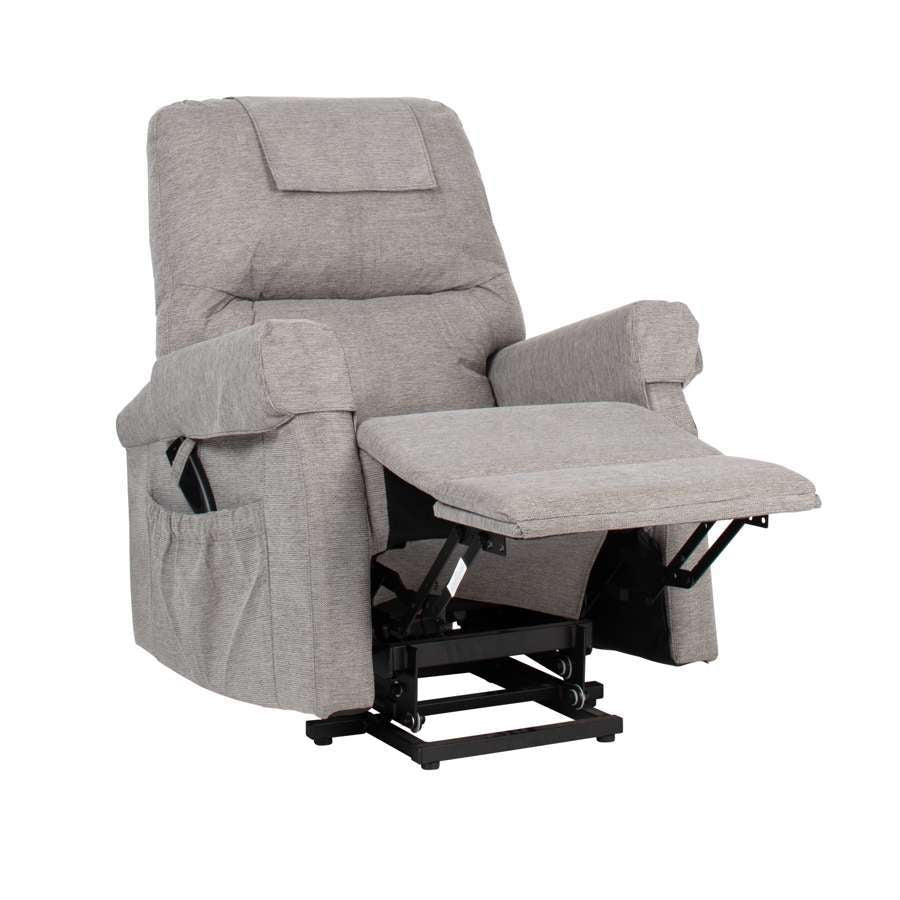 Ohio Single Motor Riser Recliner in French Grey