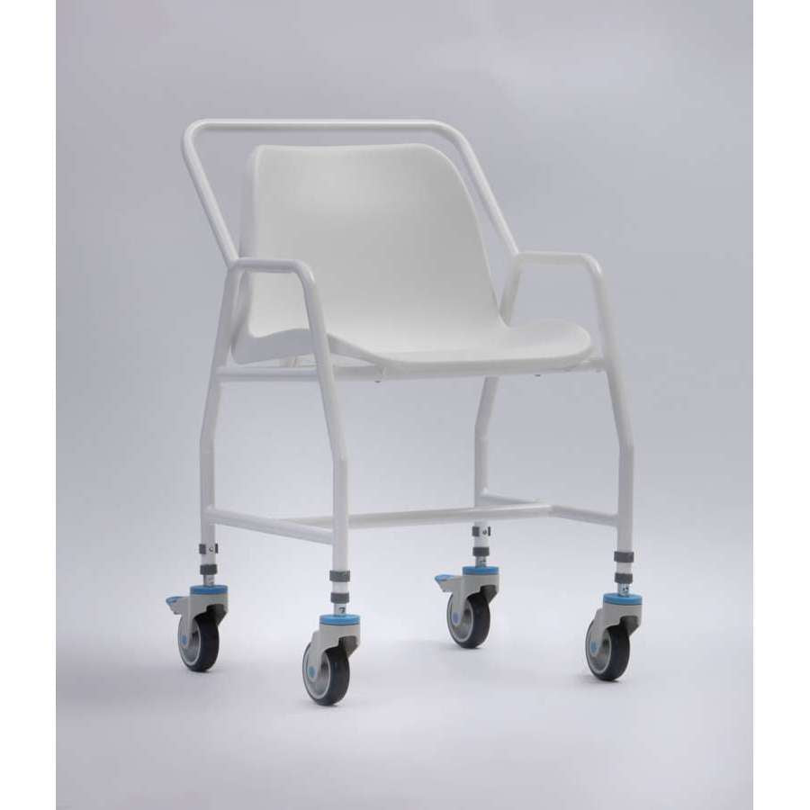 Tilton Mobile Adj. Height Shower Chair with 2 Brakes