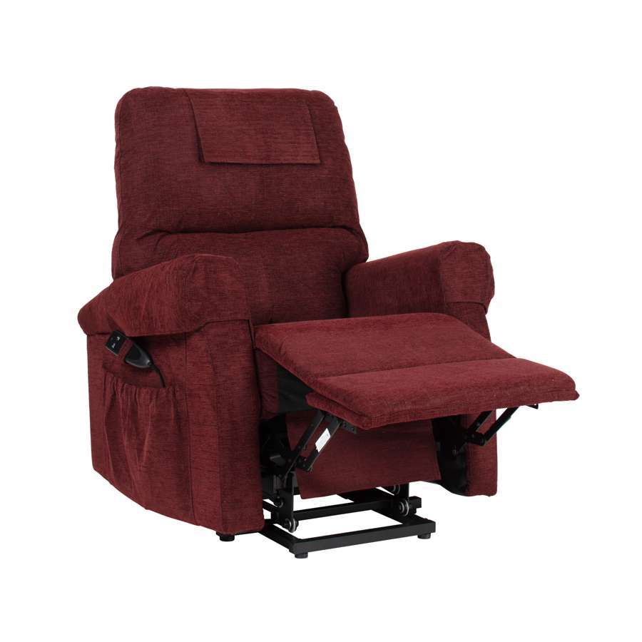 Ohio Single Motor Riser Recliner in Claret