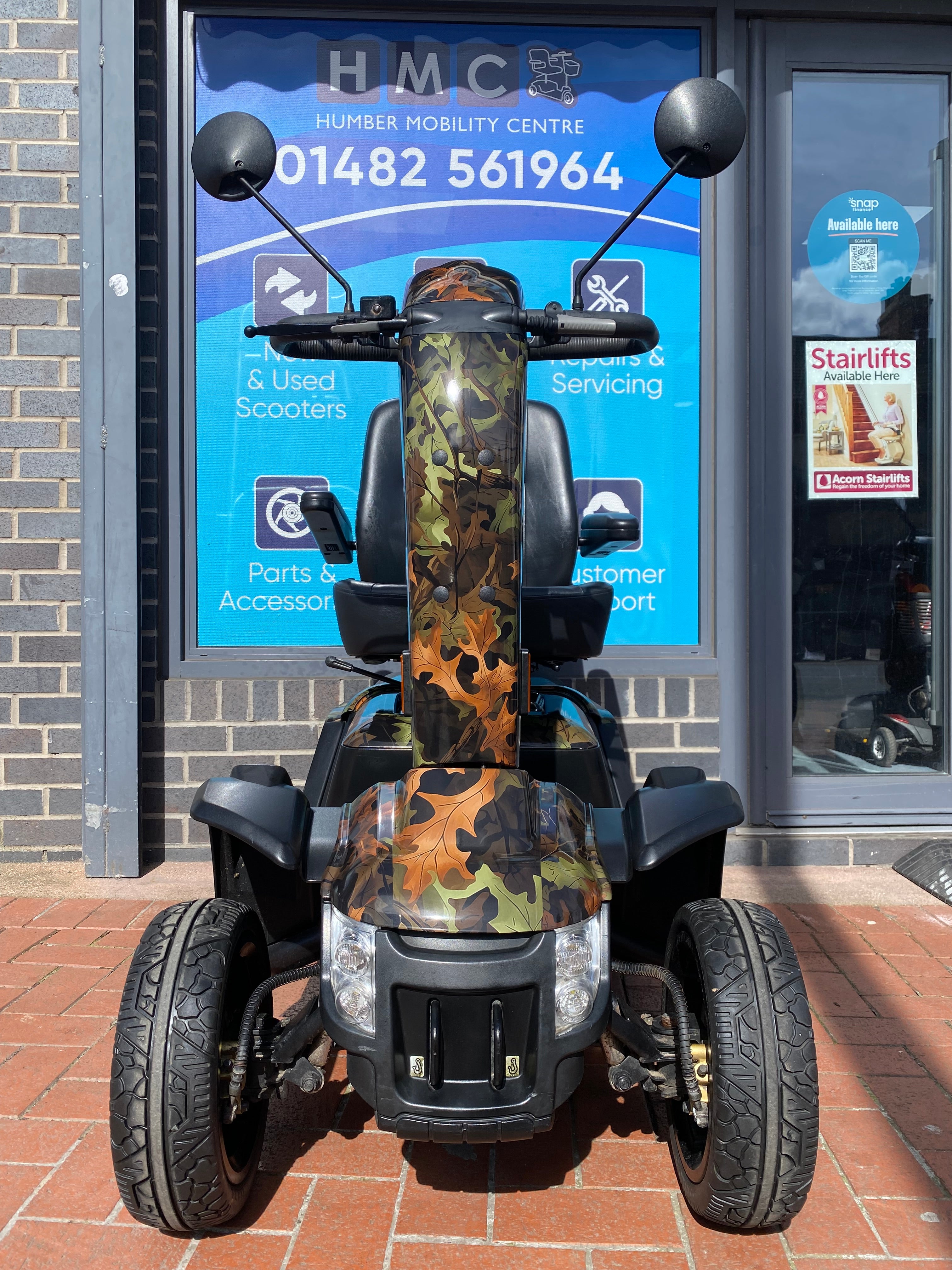 Pride Colt Executive Camouflage 8mph Mobility Scooter