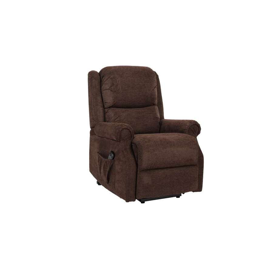 Nashville Single Motor Rise Recliner (Chocolate)