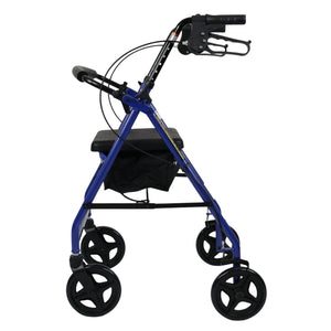 Aluminium Lightweight Rollator – HMC Rollator Outdoor Mobility Walker with Seat & Bag - Humber Mobility Centre