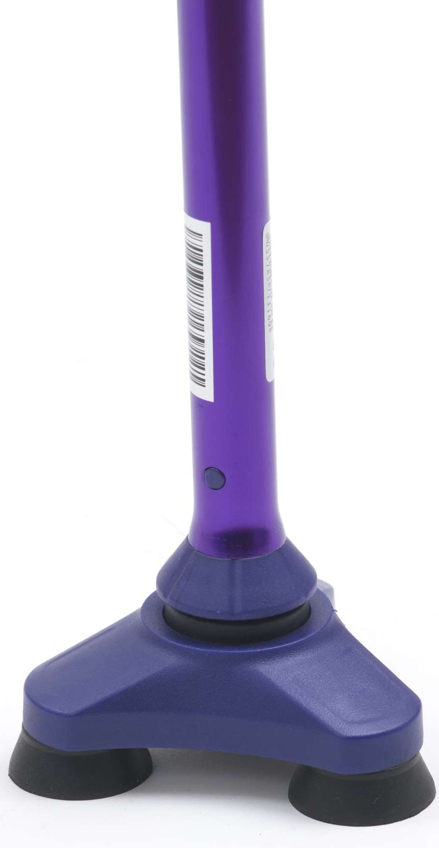 HurryCane Folding Walking Stick – Pivoting Base Cane - Blue, Purple, Bright Burgundy or Black - Humber Mobility Centre