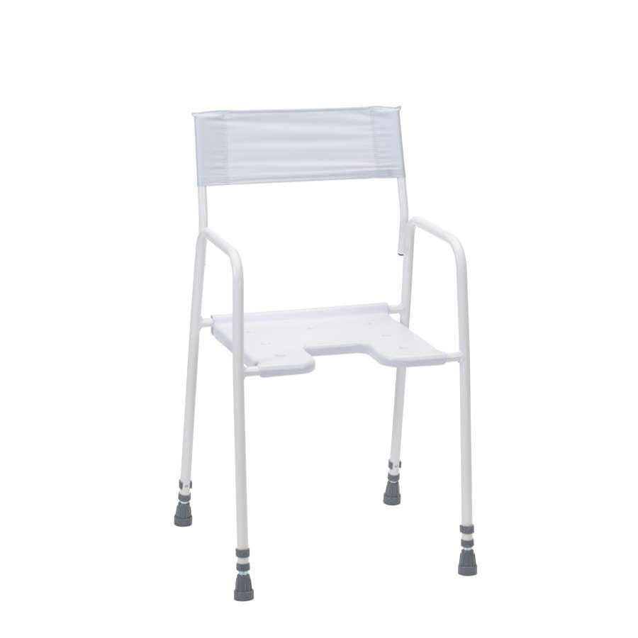Bradgate Shower Stool with Back