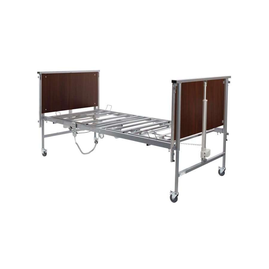 Casa Elite Home Care Bed in Walnut without Side Rails