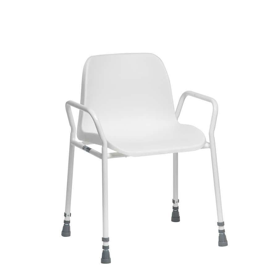 Foxton Stationary Shower Chair - Adj. Height, Stackable