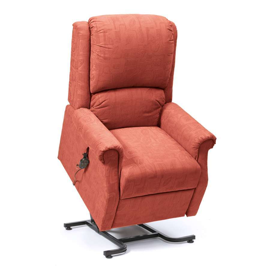 Chicago Riser Recliner Single Motor With Battery Backup (Terracotta)