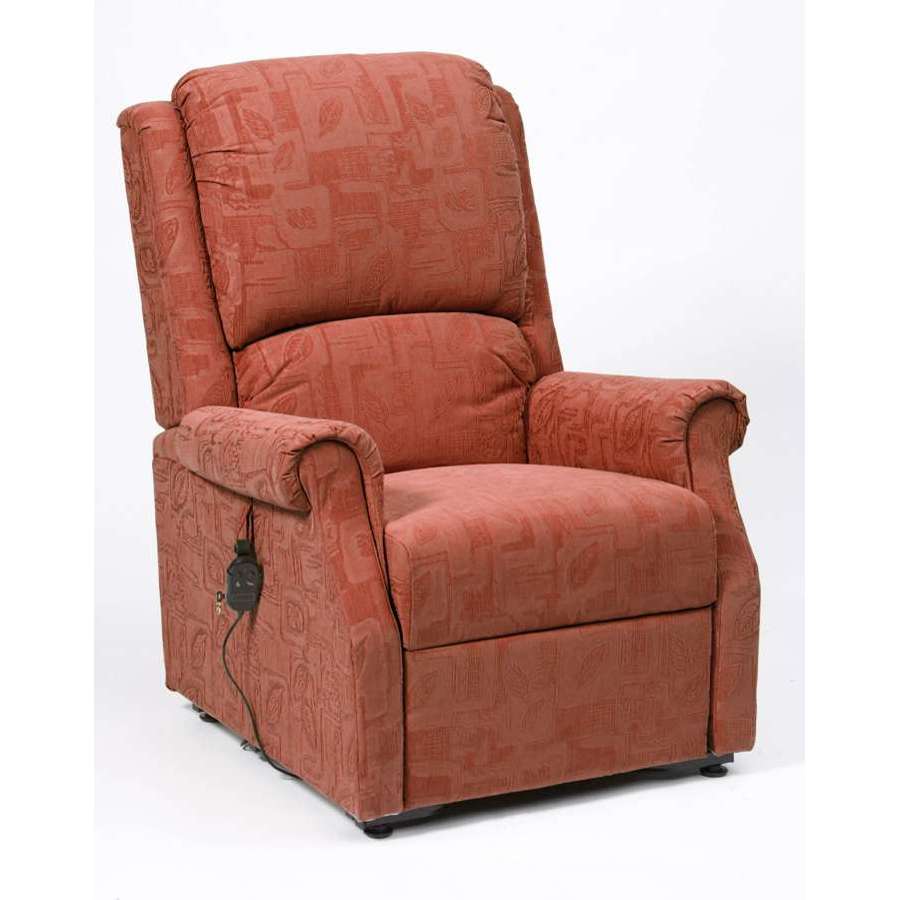 Chicago Riser Recliner Single Motor With Battery Backup (Terracotta)