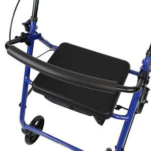 Aluminium Lightweight Rollator – HMC Rollator Outdoor Mobility Walker with Seat & Bag - Humber Mobility Centre