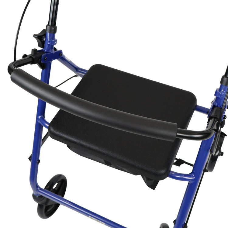 Aluminium Lightweight Rollator – HMC Rollator Outdoor Mobility Walker with Seat & Bag - Humber Mobility Centre