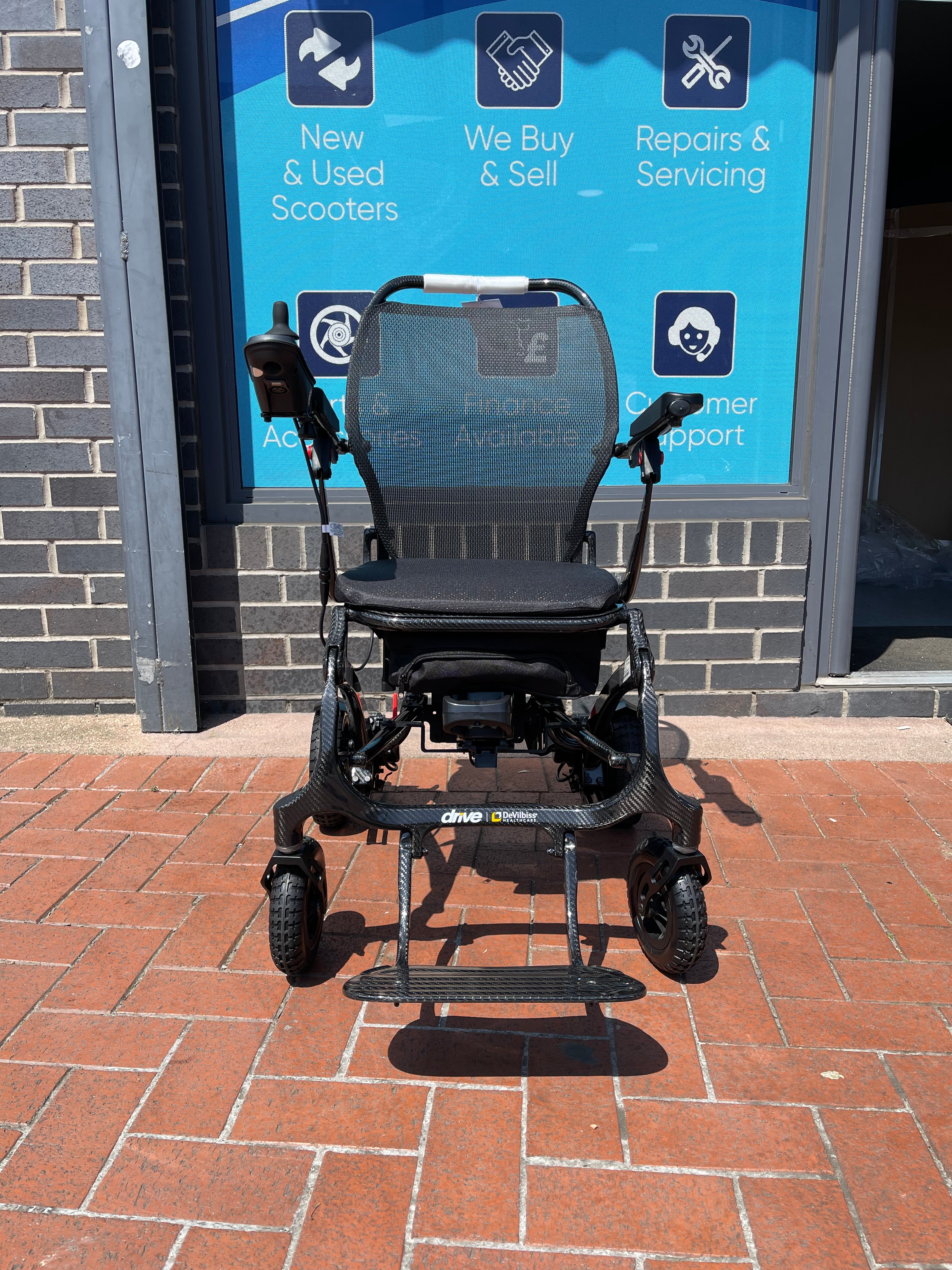 Drive AirFold Mobility Powerchair Carbon Fibre