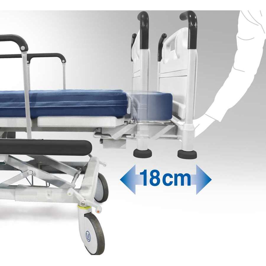 Mattress with Stretcher Extension Section