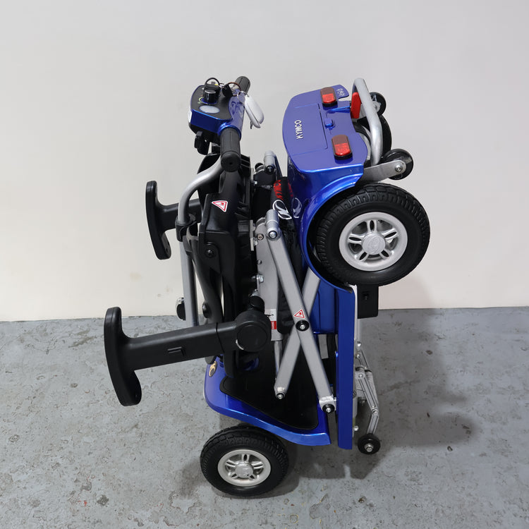 Electric Auto-Folding Kymco K-Lite FE Scooter Blue 4pmh - Humber Mobility Centre