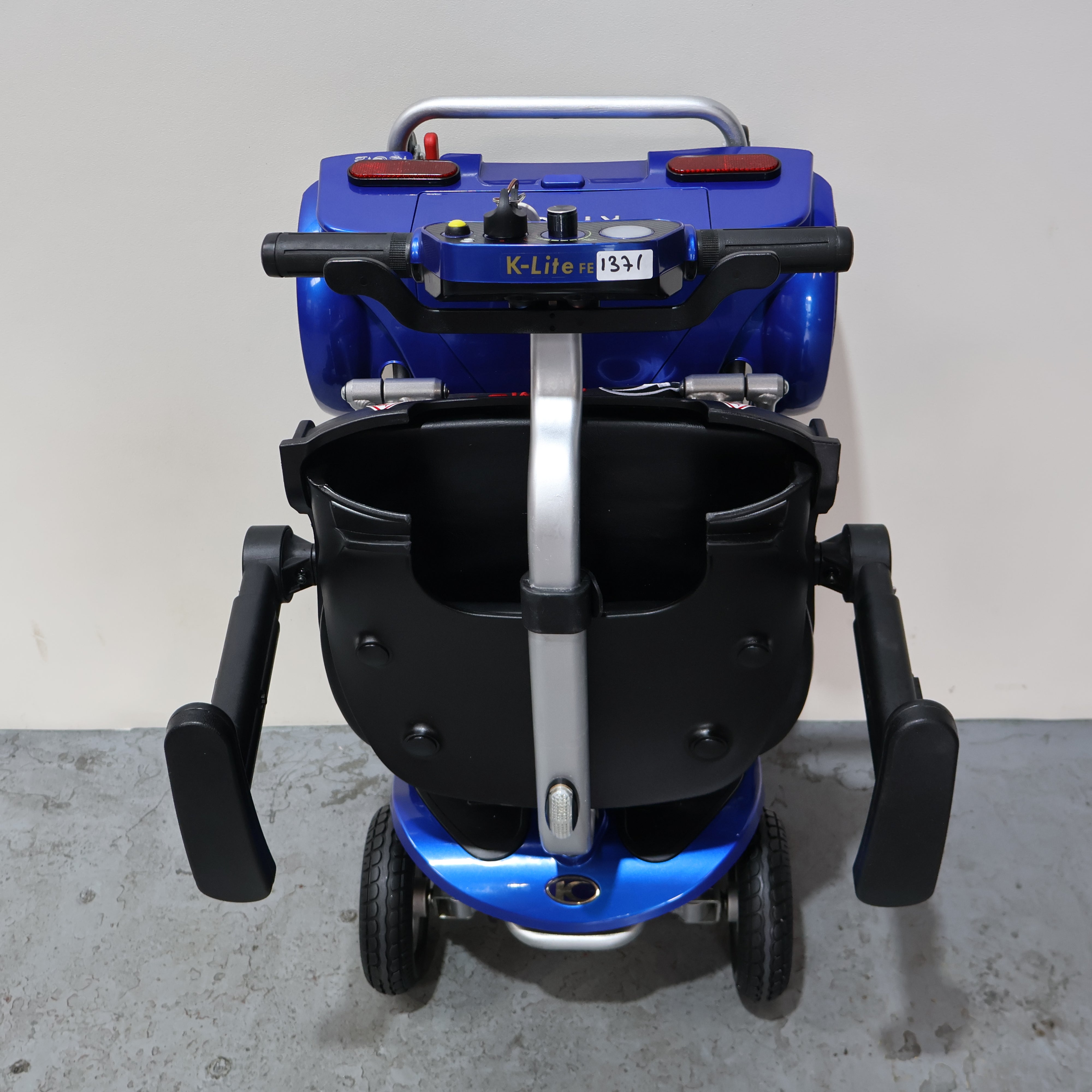 Electric Auto-Folding Kymco K-Lite FE Scooter Blue 4pmh - Humber Mobility Centre