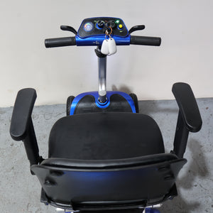 Electric Auto-Folding Kymco K-Lite FE Scooter Blue 4pmh - Humber Mobility Centre