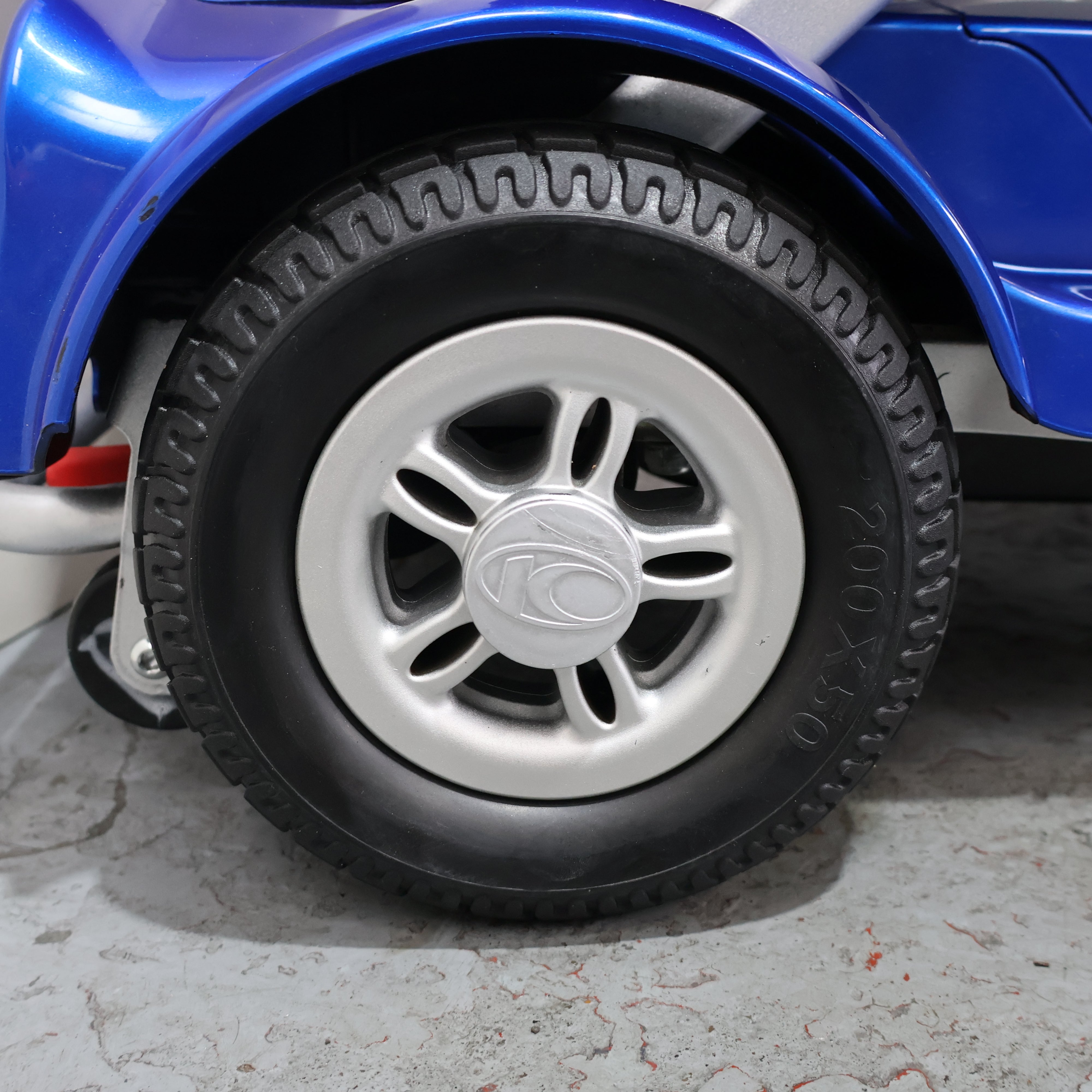 Electric Auto-Folding Kymco K-Lite FE Scooter Blue 4pmh - Humber Mobility Centre