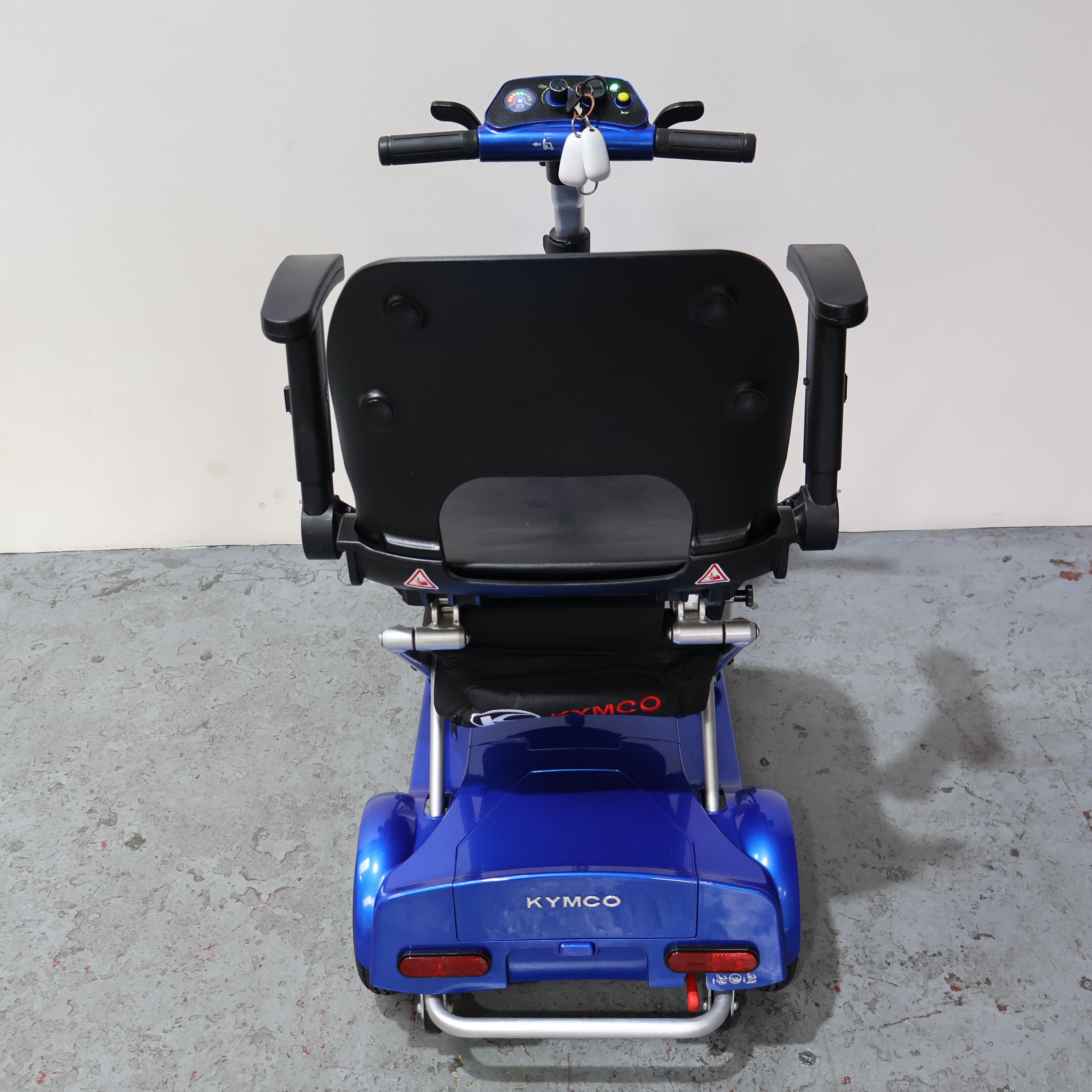 Electric Auto-Folding Kymco K-Lite FE Scooter Blue 4pmh - Humber Mobility Centre