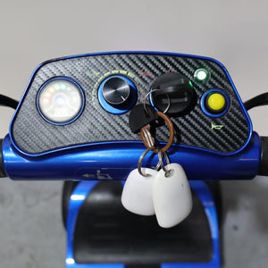 Electric Auto-Folding Kymco K-Lite FE Scooter Blue 4pmh - Humber Mobility Centre