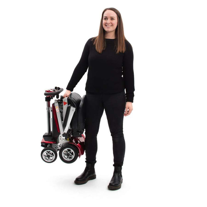Drive AutoFold Elite Electric Mobility Scooter - Blue or Red - Humber Mobility Centre