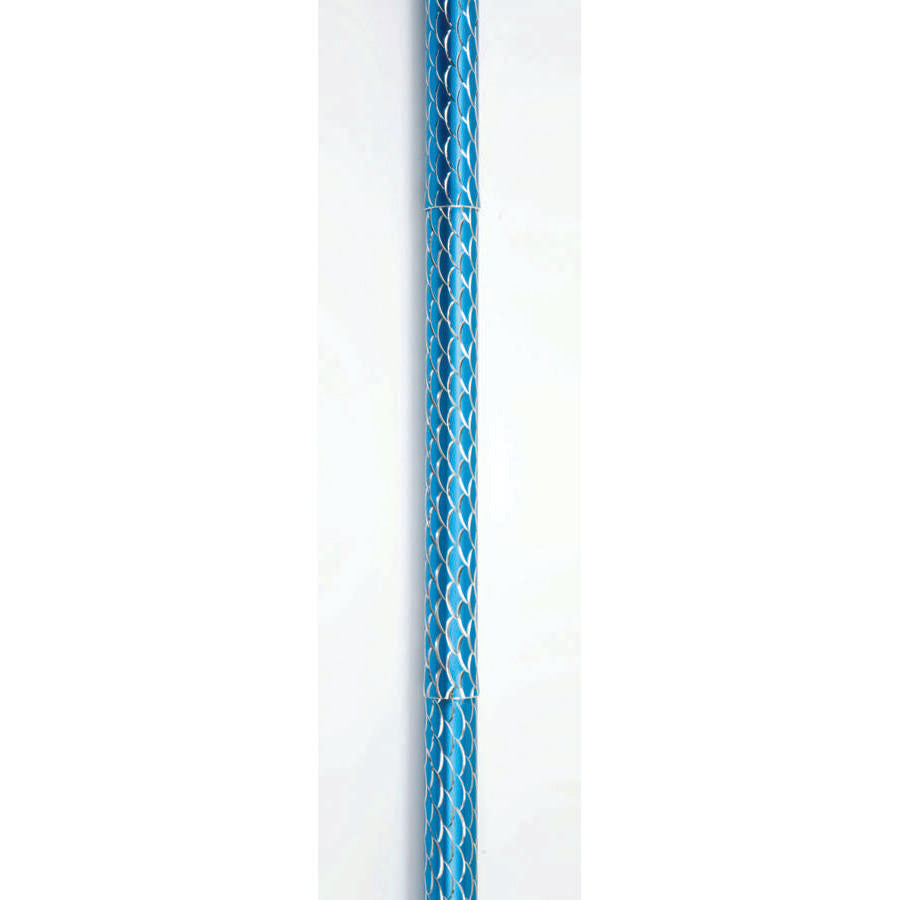 Folding Cane With Strap (Blue Spiral Wave)