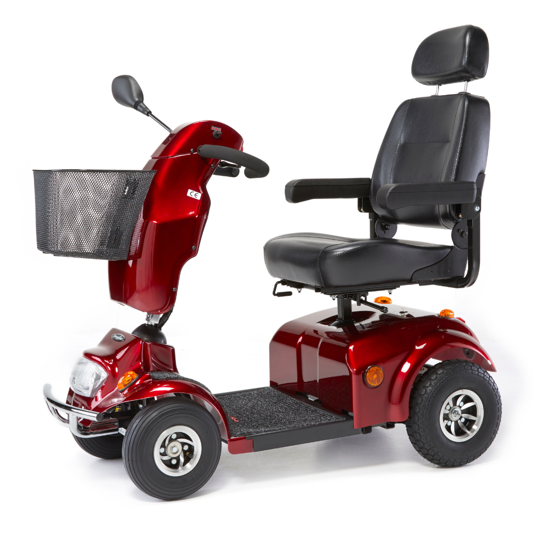 FreeRider City Ranger Mid Size Electric Mobility Scooter Red 8mph