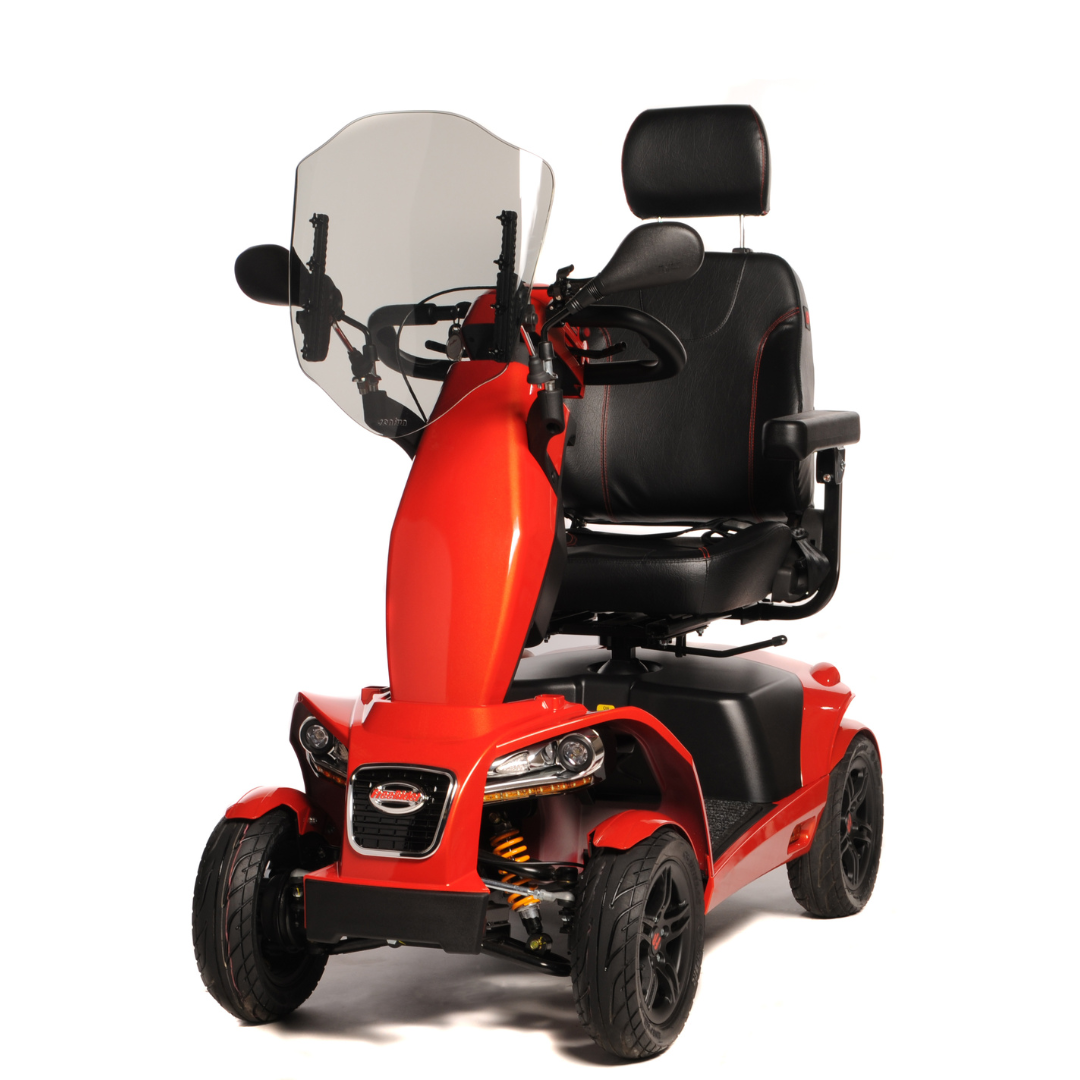 FreeRider FR1 All Terrain Electric Mobility Scooter Orange 8mph