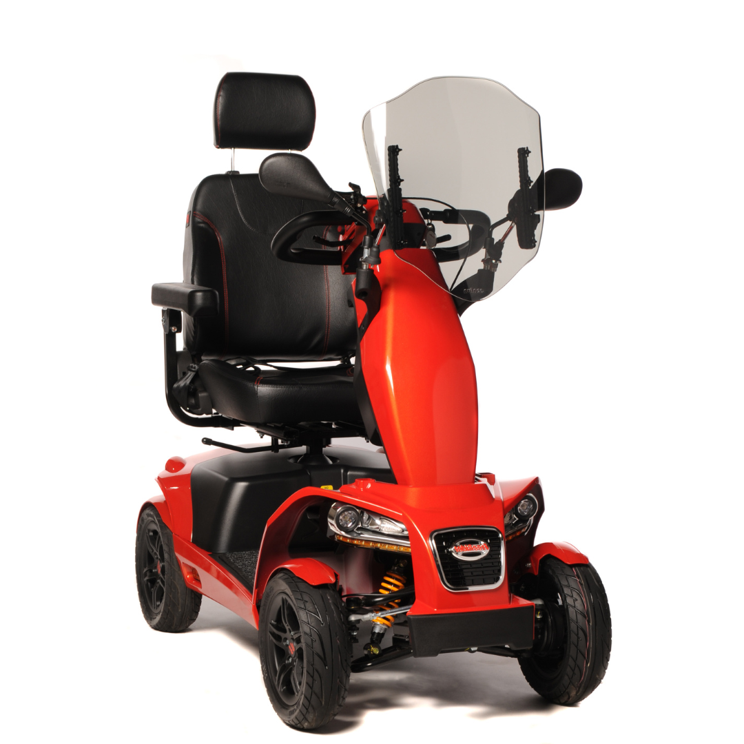 FreeRider FR1 All Terrain Electric Mobility Scooter Orange 8mph
