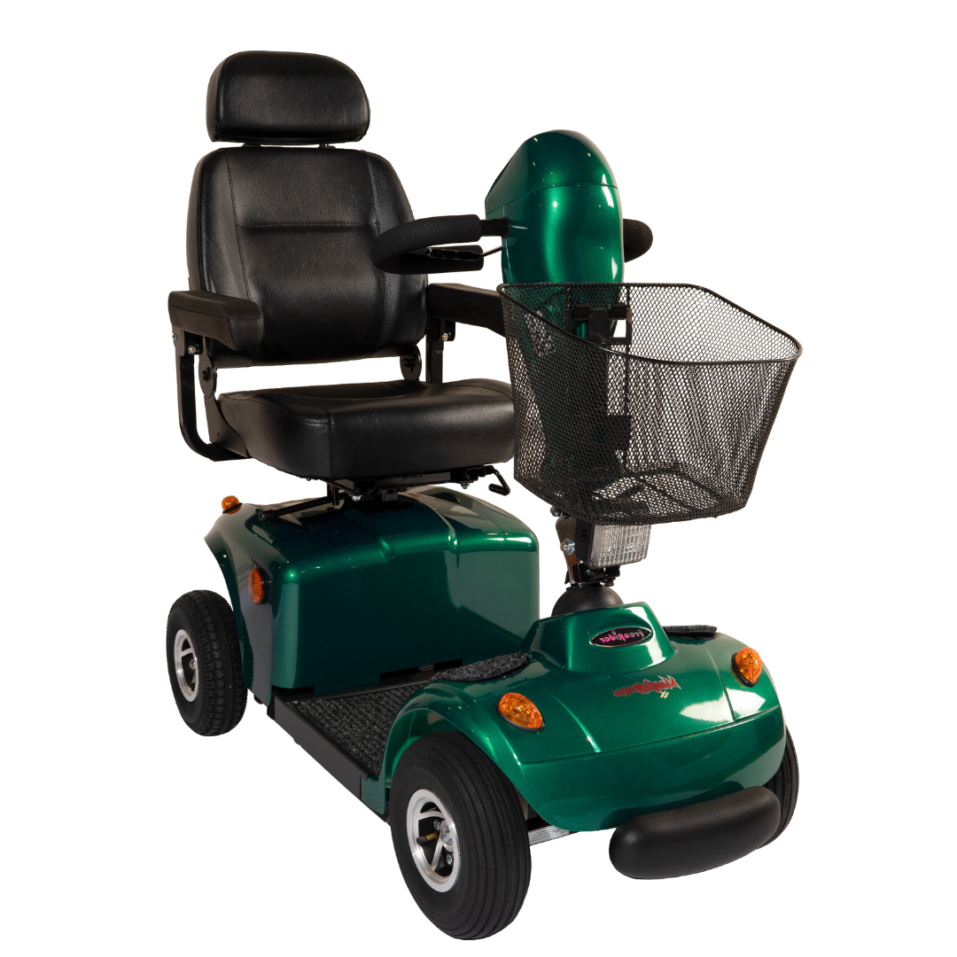 FreeRider Mayfair 4 Deluxe Electric Pavement Mobility Scooter Green 4mph