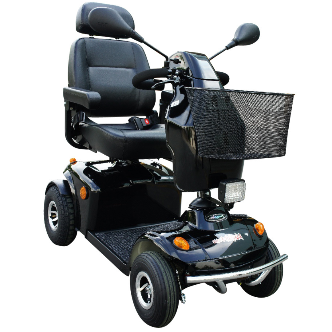 FreeRider Mayfair 8 Deluxe All Terrain Electric Mobility Scooter Black 8mph