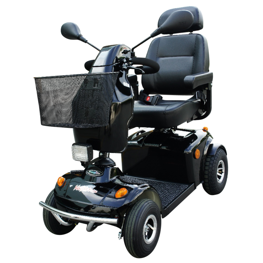 FreeRider Mayfair 8 Deluxe All Terrain Electric Mobility Scooter Black 8mph