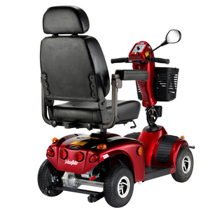 FreeRider Mayfair Electric Pavement Mobility Scooter Candy Red 4mph - Humber Mobility Centre