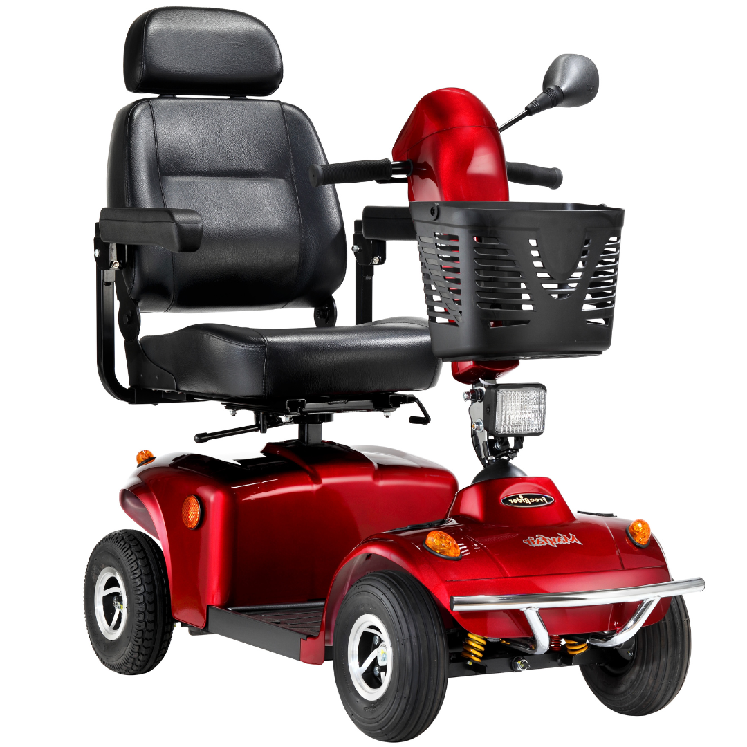 FreeRider Mayfair Electric Pavement Mobility Scooter Candy Red 4mph