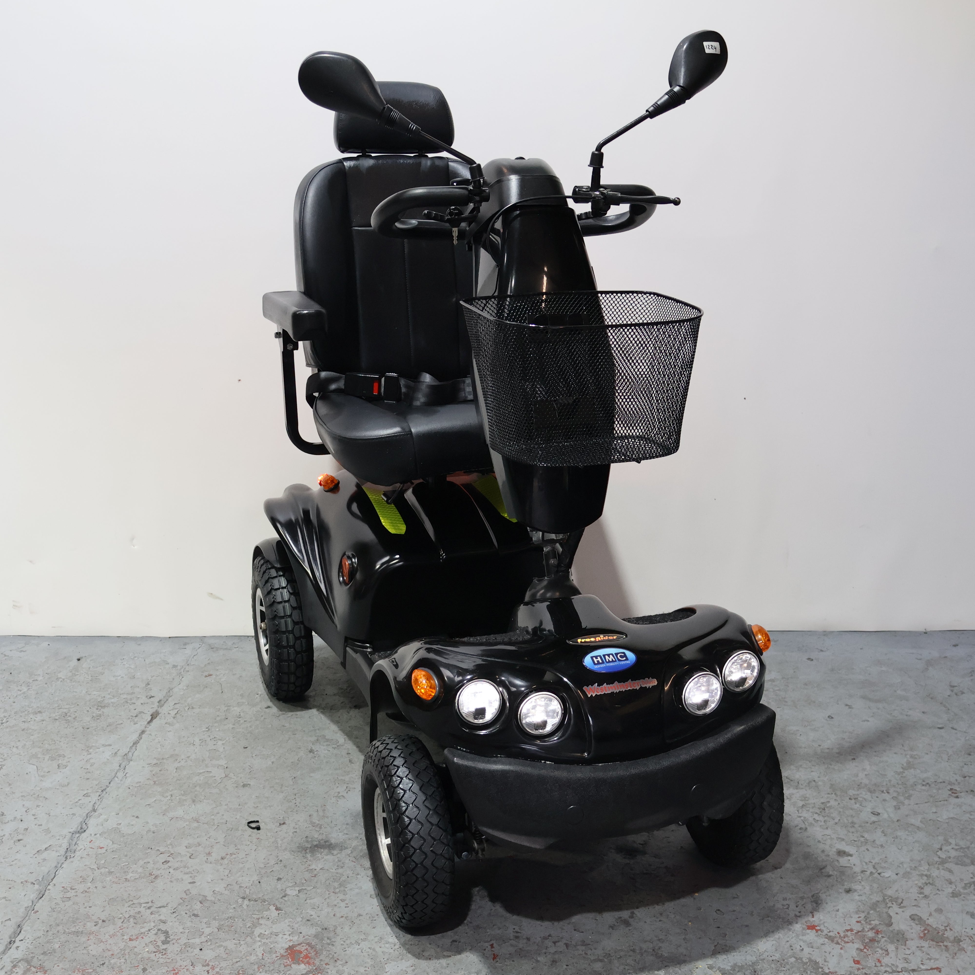 FreeRider Westminster Deluxe Electric Mobility Scooter All Terrain Heavy Duty 8mph