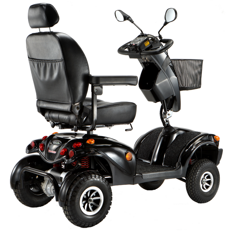 FreeRider Westminster Deluxe Electric Mobility Scooter Black 8mph - Humber Mobility Centre